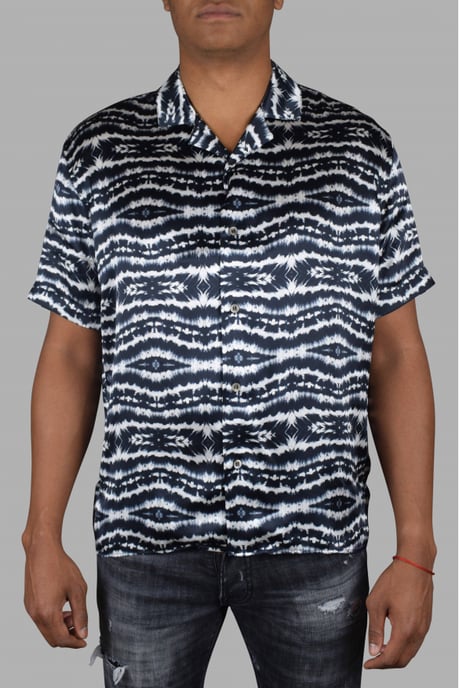 Philipp Plein Camisa Tie Dye SS Negro - Image 2