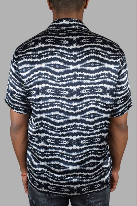 Philipp Plein Camisa Tie Dye SS Negro - Image 3