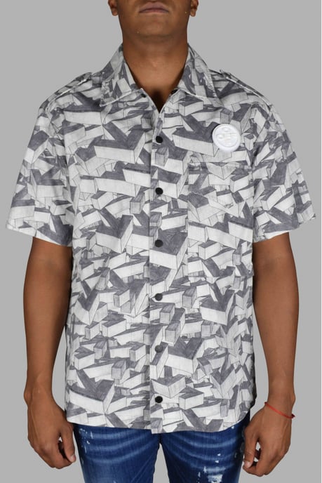 Off-White Camisa Gris - Image 2