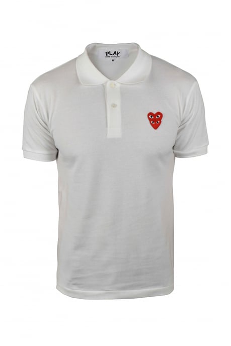 Comme des garçons Polo Blanco - Image 1