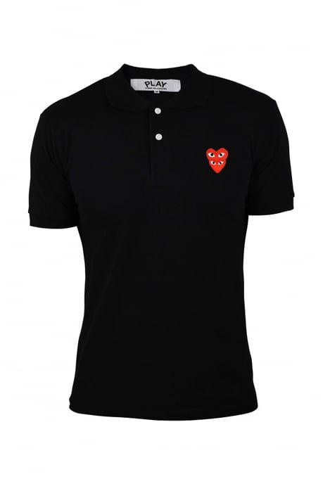 Comme des garçons Polo Negro - Image 1