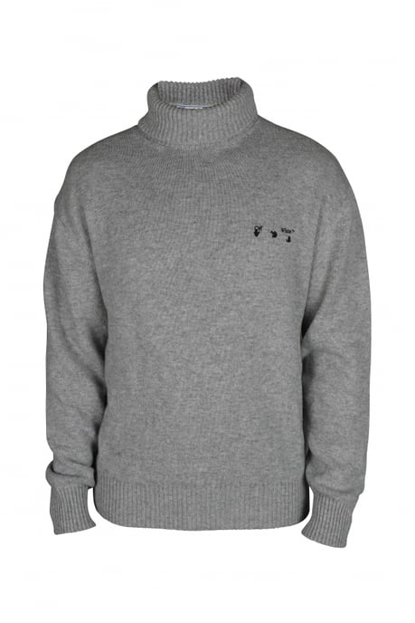 Off-White Jersey de cuello alto Gris - Image 3