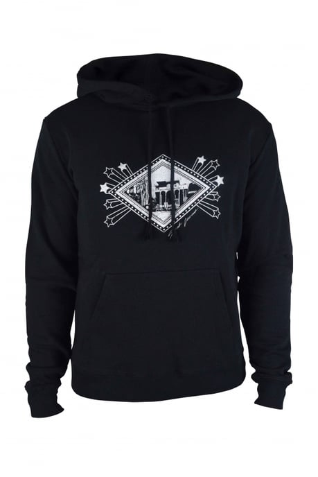 Saint Laurent Sudadera con capucha y logo Negro - Image 1