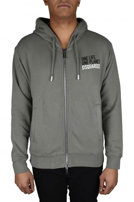 Dsquared2 Sudadera con capucha Gris - Image 2