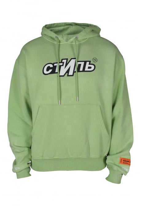 Heron Preston Sudadera Verde - Image 1