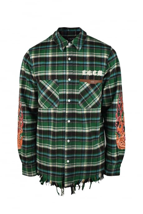 AMIRI Camisa Verde - Image 1