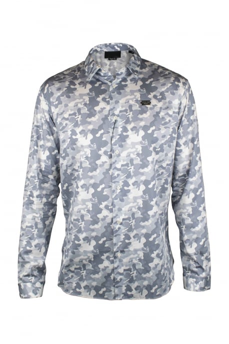 Philipp Plein Camisa Gris - Image 1