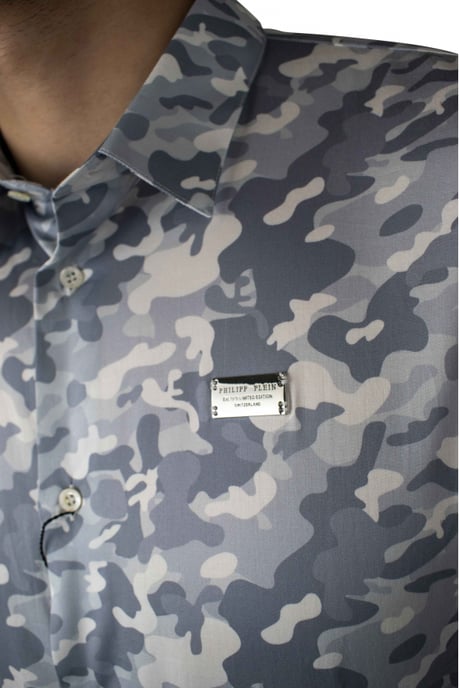 Philipp Plein Camisa Gris - Image 3