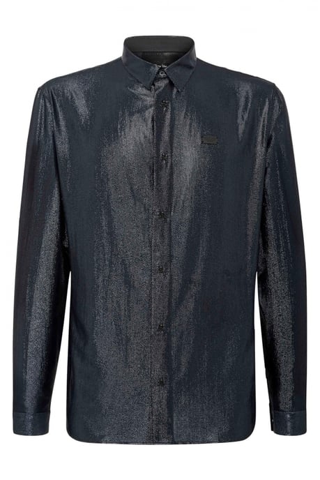 Philipp Plein Camisa LS Skull Negro - Image 1