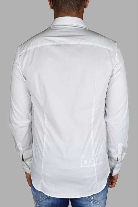 Philipp Plein Camisa Diamond Cut LS Iconic Blanco - Image 4