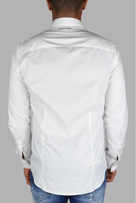 Philipp Plein Camisa Diamond Cut LS Skull Blanco - Image 4