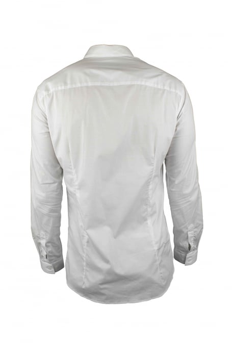 Philipp Plein Camisa Diamond Cut LS Iconic Blanco - Image 2