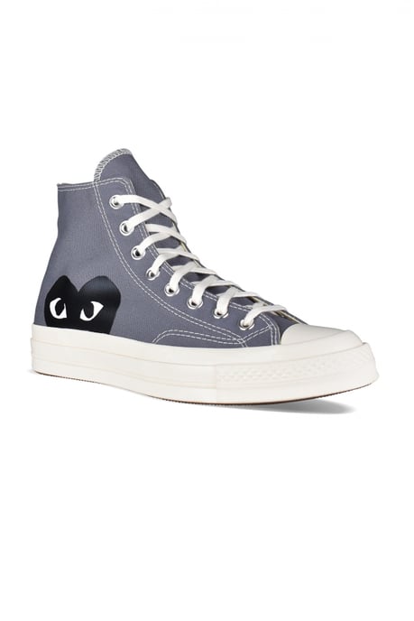 Comme des garçons Sneakers Chuck Taylor alta Gris - Image 2