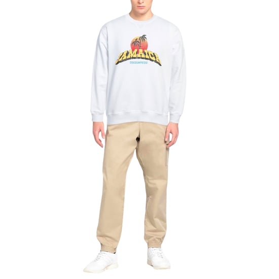 Dsquared2 Sudadera Jamaica Diseño Blanco - Image 3
