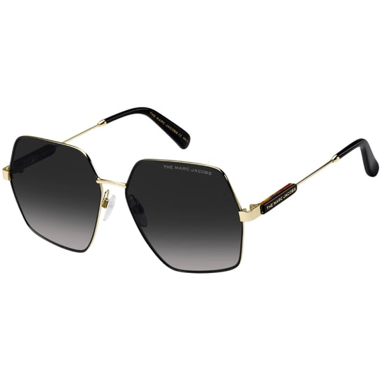 Marc Jacobs Gafas de sol con lentes SF en gris oscuro y detalles en dorado y negro - Image 2