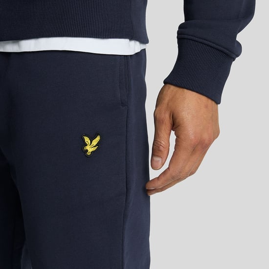 Pantalones de chándal ajustados para hombre Lyle And Scott en azul marino - Image 4