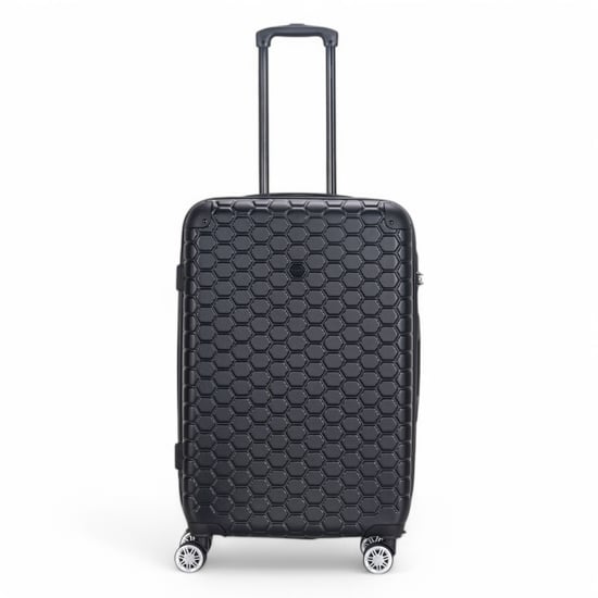 Maleta rígida expandible de ABS con 8 ruedas, color negro, para viaje, vacaciones - Image 6