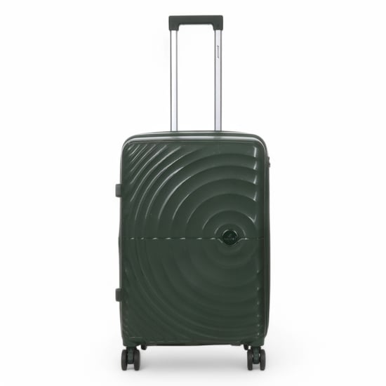 Maleta de cabina rígida expandible de 8 ruedas, color verde oscuro - Image 6