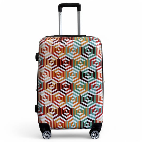Maleta rígida expandible con estampado degradado de 8 ruedas y colores vibrantes - Image 6