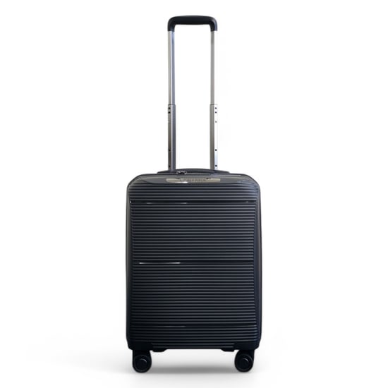 Maleta rígida expandible de polipropileno negro con 8 ruedas para viaje, vacaciones y cabina - Image 5