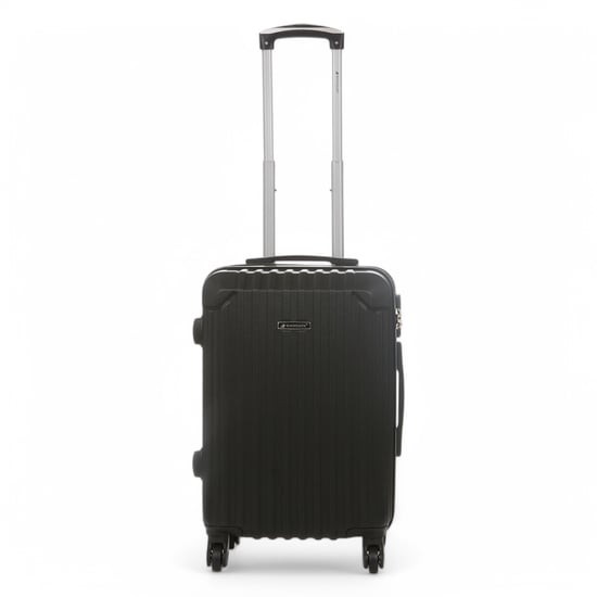 Maleta de cabina rígida de ABS negra con 8 ruedas para viaje - Image 5