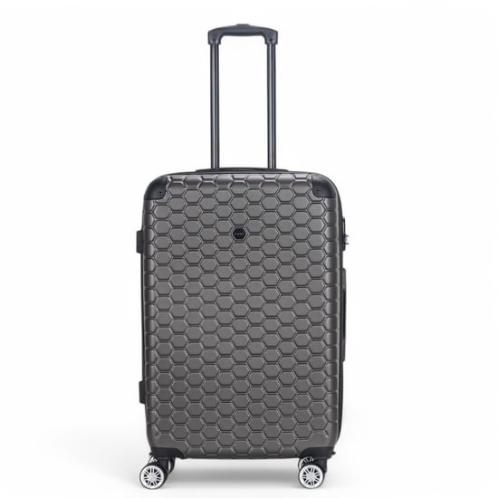 Maleta rígida expandible de ABS con 8 ruedas, color negro carbón, para viaje, vacaciones - Image 5