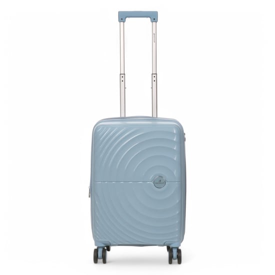 Maleta de cabina rígida expandible azul cielo con 8 ruedas - Image 5