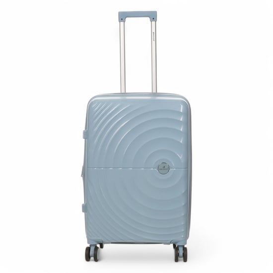 Maleta de cabina rígida expandible azul cielo con 8 ruedas - Image 6