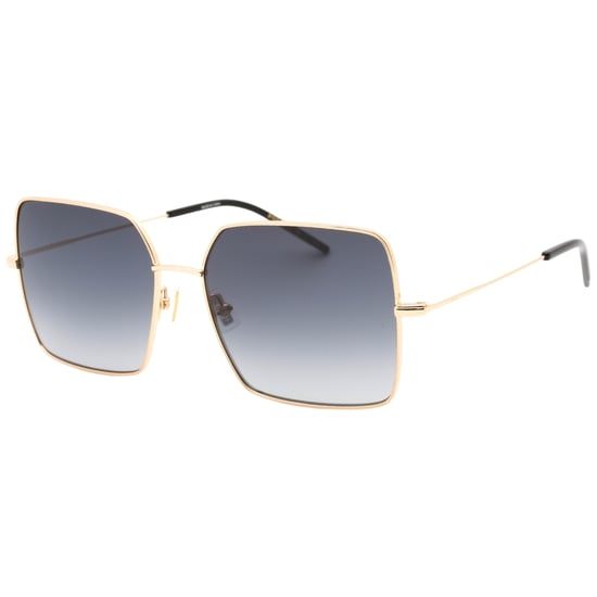 Hugo Boss Gafas de sol en gris oscuro con lentes SF en oro rosa - Image 2