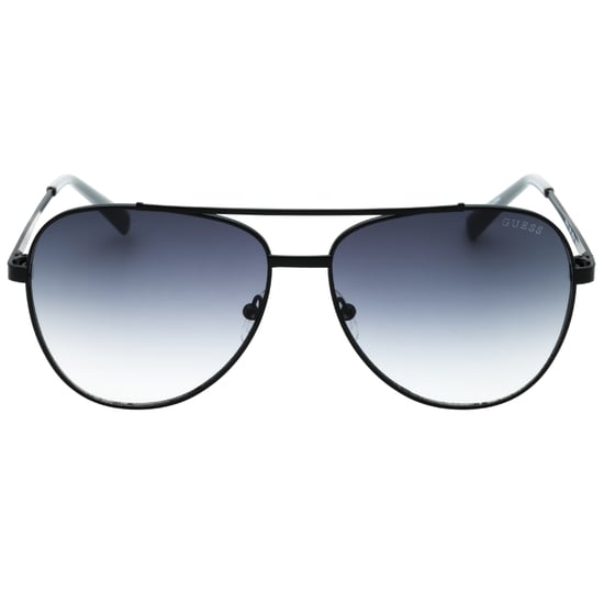 Guess Gafas de sol en negro mate con lentes ahumados degradados - Image 1