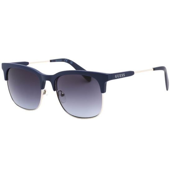 Guess Gafas de sol azul mate con lentes degradados en azul - Image 2
