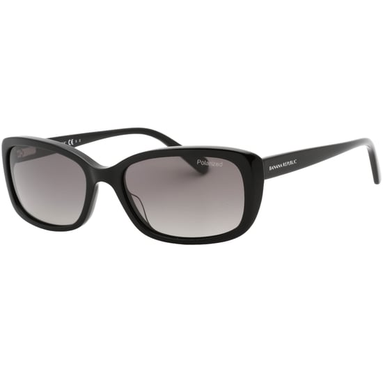 Gafas de sol negras con lentes polarizadas SF grises de Banana Republic - Image 2