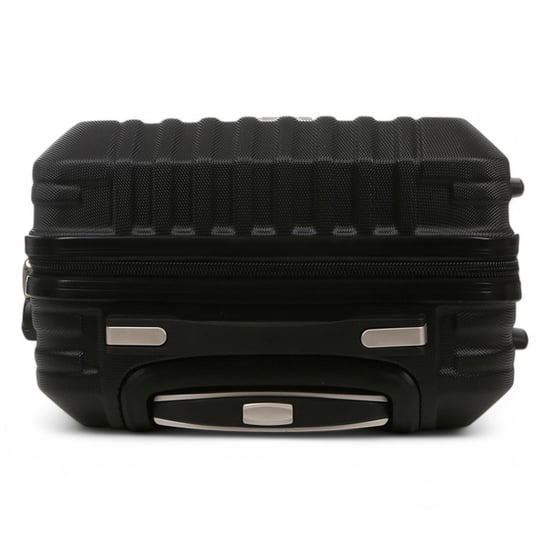 Maleta de viaje rígida de ABS negra con 8 ruedas - Image 4
