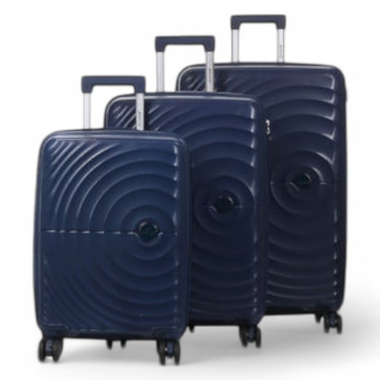 Maleta de cabina expandible azul marino con carcasa rígida y 8 ruedas - Image 4