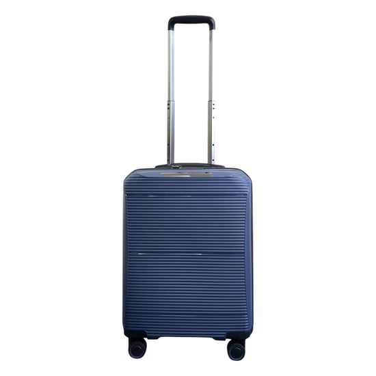 Maleta rígida expandible de polipropileno azul marino con 8 ruedas para viaje, vacaciones y cabina - Image 5