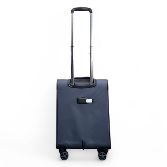 Maleta de cabina Soft Shell gris de nailon de 55 x 37 x 20 cm, apta para Easyjet y Ryanair. - Image 6