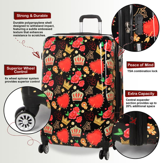Maleta rígida de cabina impresa PP de 55 x 36 x 20 cm, apta para Easyjet y Ryanair. - Image 3