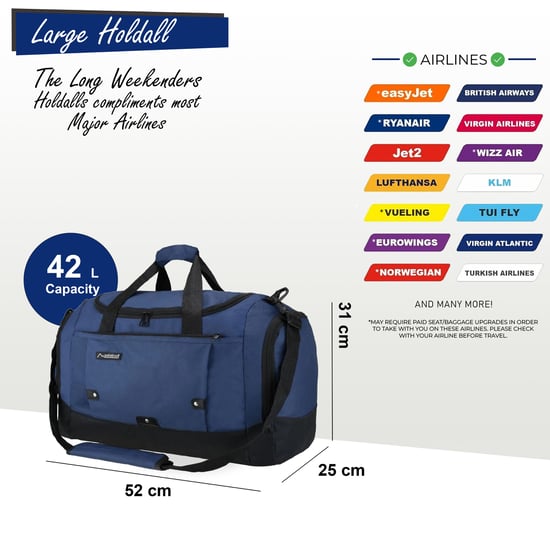 Bolsa de viaje grande tipo lona para fin de semana, para gimnasio, deportes y cabina - Image 2