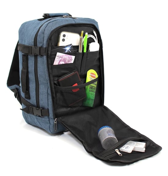 Mochila de cabina de 40 x 20 x 25 cm para Easy Jet y Ryanair. - Image 3