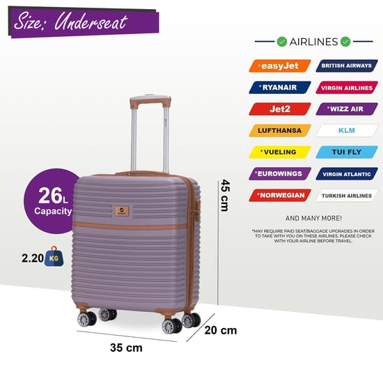 Maleta de cabina rígida ABS de 45 x 35 x 20 cm, apta para Easyjet - Image 2