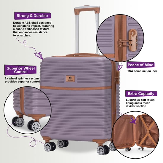 Maleta de cabina rígida ABS de 45 x 35 x 20 cm, apta para Easyjet - Image 3