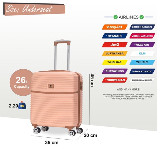 Maleta de cabina rígida ABS de 45 x 35 x 20 cm, apta para Easyjet - Image 2