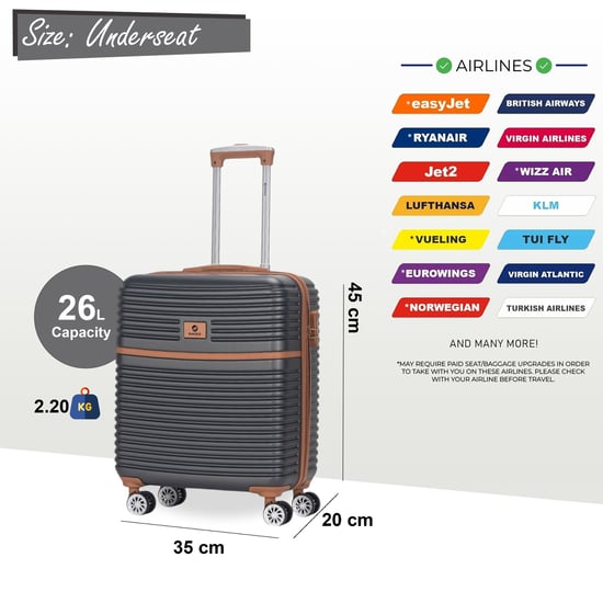 Maleta de cabina rígida ABS de 45 x 35 x 20 cm, apta para Easyjet - Image 2