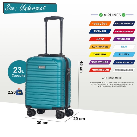 Maleta de cabina rígida ABS de 45 x 30 x 20 cm, apta para Wizz Air. - Image 2