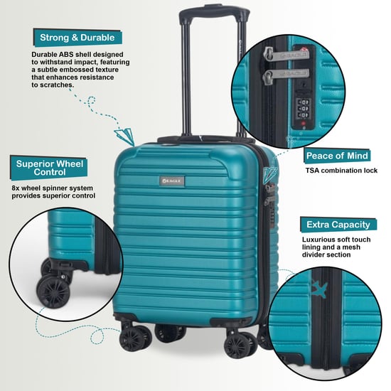 Maleta de cabina rígida ABS de 45 x 30 x 20 cm, apta para Wizz Air. - Image 3