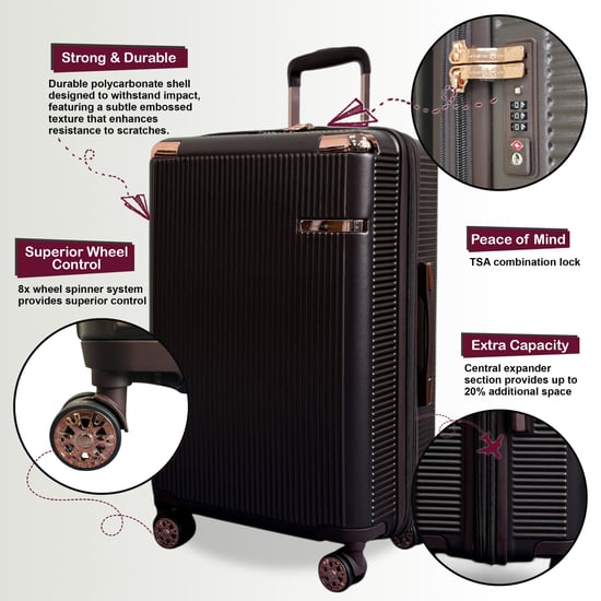 Maleta rígida de cabina de PC de 55 x 36 x 22 cm, apta para Easyjet y Ryanair. - Image 3