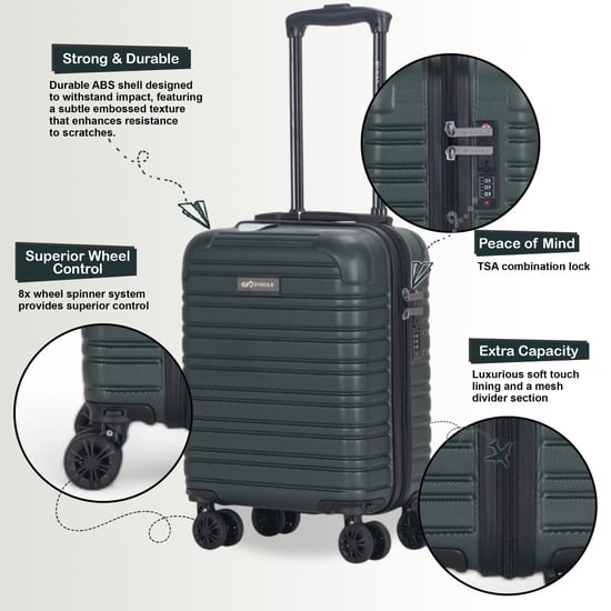 Maleta de cabina rígida ABS de 45 x 30 x 20 cm, apta para Wizz Air. - Image 3
