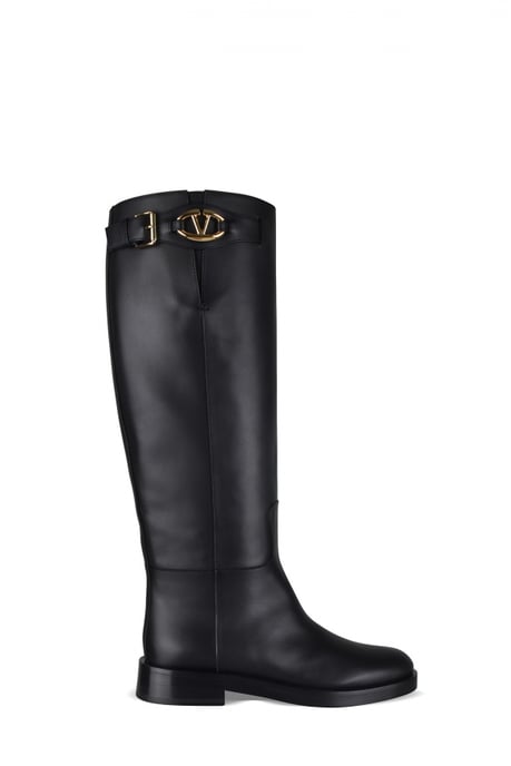 Valentino Garavani Botas VLogo Negro - Image 1
