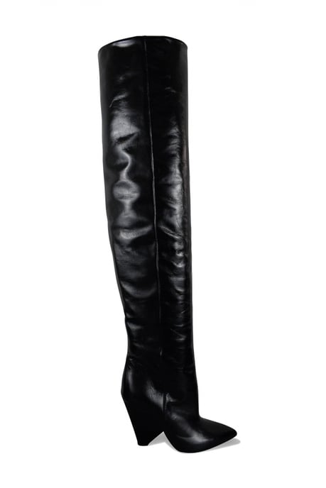 Saint Laurent Botas Niki 105 Negro - Image 1