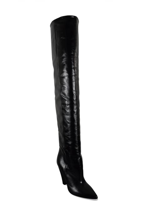 Saint Laurent Botas Niki 105 Negro - Image 3